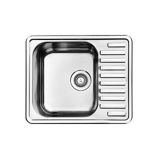 Мойка 585х485 (0,8х180) Strit S, STR58PDi77S нерж. сталь полированная, с сифоном ##