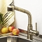 Смеситель для кухни выдвижной лейкой A8237, светлая бронза