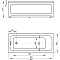 Ванна акриловая BELLA 180х70 прямоугольная