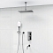 Встраиваемый комплект для ванны с верхней душевой насадкой, лейкой и изливом A171668