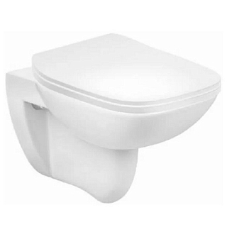 DEBBA RIMLESS 346998000 унитаз подвесной, с сиденьем Slim SoftClose 8019D2003