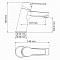 Смеситель для умывальника Rhin 4403 #