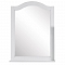 Модерн 85 зеркало с полочкой, цвет патина серебро (белый)