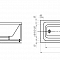 Ванна акриловая 170х70 Odeon Rive Gauche  E6D367RU-00 ##
