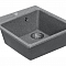 Мойка кухонная ПАРМА 510х470 одинарная без крыла, серая