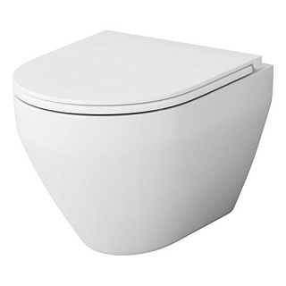 SPIRIT V2.0 C701700SC подвесной унитаз FlashClean, безободковый, с сиденьем микролифт