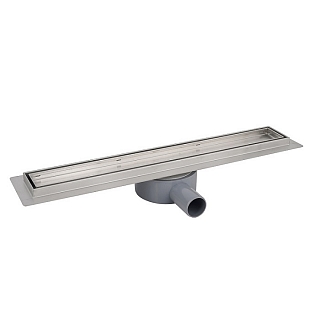 Водоотводящий металлический желоб 800 мм AZARIO AZT3TILE800 360° D40(50) под плитку	