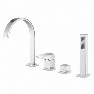 Смеситель Wasserfall AF8613 на борт ванны, хром