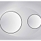 Панель смыва AZARIO хром матовый (круглая) AZ-8200-0010