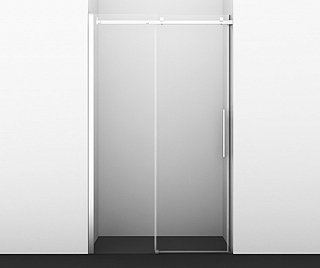 Дверь для душа Alme 15R05 120х200 раздвижная, стекло прозрачное, профиль хром