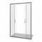 Дверь для душа INFINITY WTW-TD-170-C-CH 170х185 стекло прозрачное 6 мм, профиль хром
