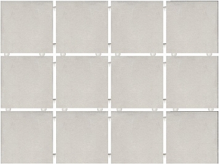 30х40 Амальфи 1270H керамогранит серый светлый матовый (полотно из 12 частей 9,8х9,8)