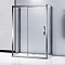 Дверь для душа ANTARES WTW-140-C-CH 140х195 стекло прозрачное 8 мм, профиль хром