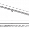 Решетка для водоотводящего желоба GL1204-1150