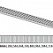 Решетка для водоотводящего желоба LINE-1450L глянцевая