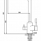 Смеситель для кухни Ostessa Filtro MDV40618 с выходом питьевой воды, хром