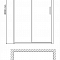 Дверь для душа Main 41S05 120х200 раздвижная, стекло прозрачное, профиль хром