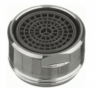 Аэратор латунь М24х1 наружная резьба, пласт. сетка MELODIA MKP20720WC (MKP20720N)