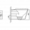 Унитаз подвесной Verso VO-3032 безободковый, с тонким сиденьем дюропласт микролифт