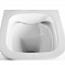 Унитаз подвесной безободковый PINTO белый, сиденье легкосъёмное дюропласт микролифт