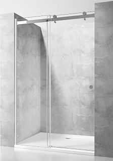 Дверь для душа OS7-CH-170-195 170х195 прозрачное стекло 8мм, профиль хром