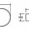 Умывальник накладной TENARO 700-024B (560х365х140) чёрный