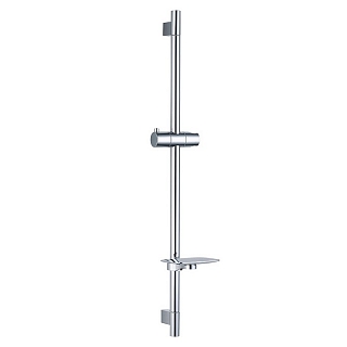 Душевая стойка с мыльницей Elegant D25 MELODIA LUXE MKP25000C  L=700, хром