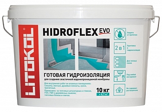 Литокол HIDROFLEX готовая полимерная эластичная гидроизоляция 10 кг