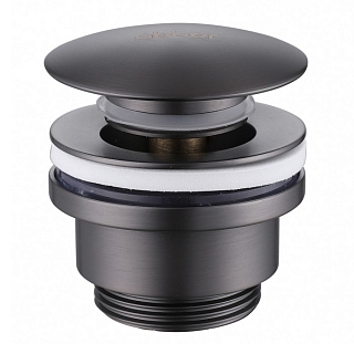 Донный клапан AF0011NG без перелива, клик-клак, никель