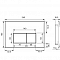 Бачок скрытого монтажа Optima Home, OPH0GCCi32K