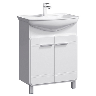 Корсика тумба 65 напольная Kor.01.06 с раковиной Стиль-65