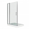 Дверь для душа PANDORA WTW-110-C-CH 110х185 стекло прозрачное 6 мм, профиль хром
