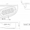 Ванна акриловая 160х100 Николь правая